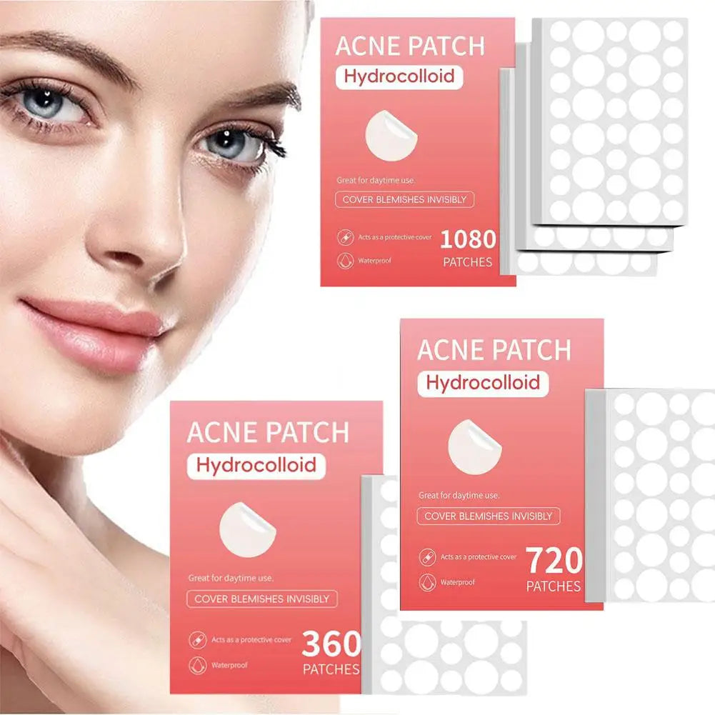 360/720/1080 Counts Hydrocolloid Invisible Pimple Patch Acne Stickers Face Concealer For Spots Acne Pimples Beauty Makeup Tool Qme