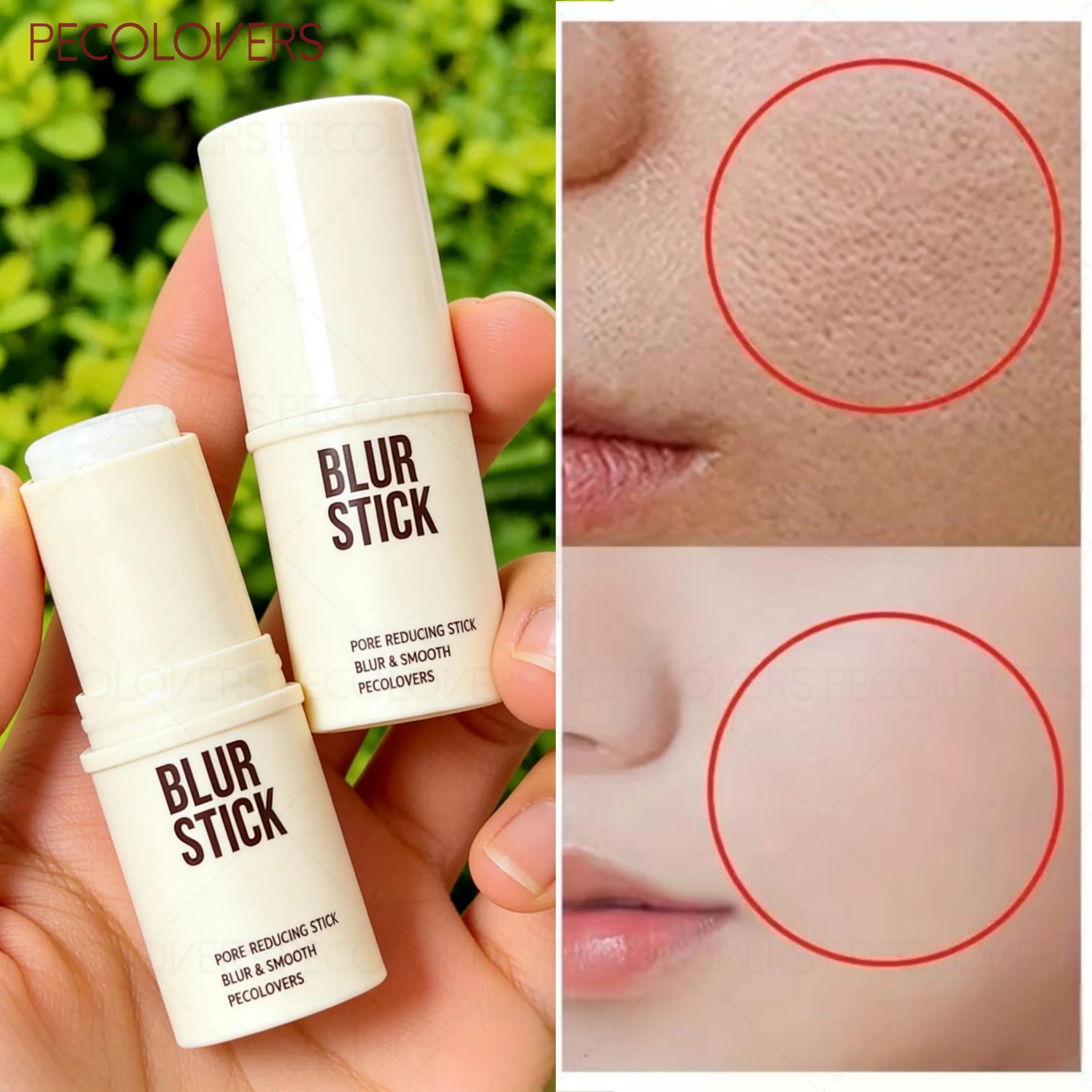 Portable Pore Minimizer Stick Hydrating Dry Skin Instant Invisibility Qme
