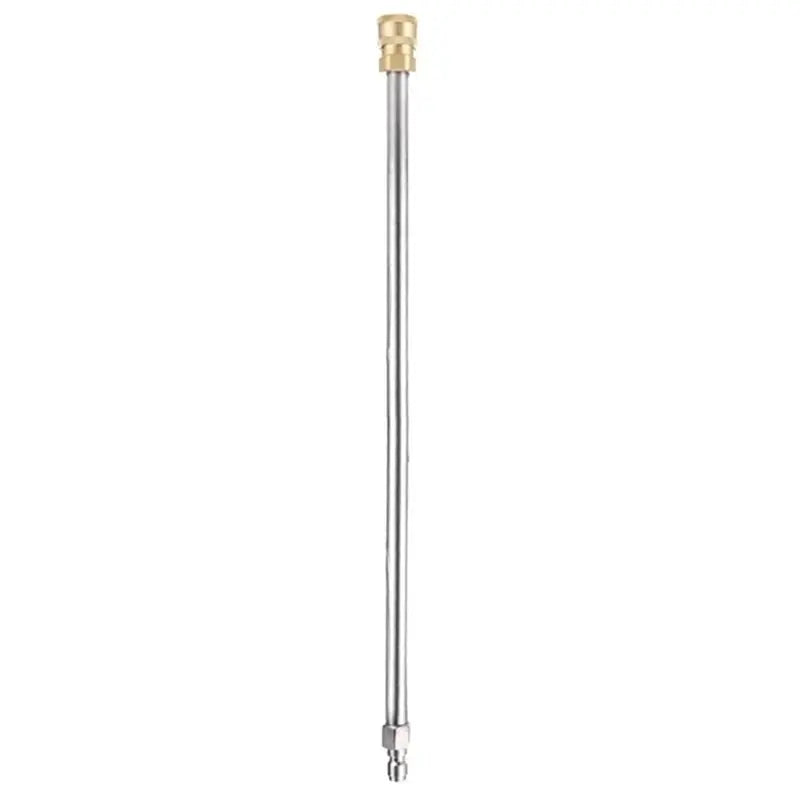 A02F-Stainless Steel Spray Rod With 1/4 Inch Quick Connect Plug Pressure Washer Extension Wand Lance Qme As Shown