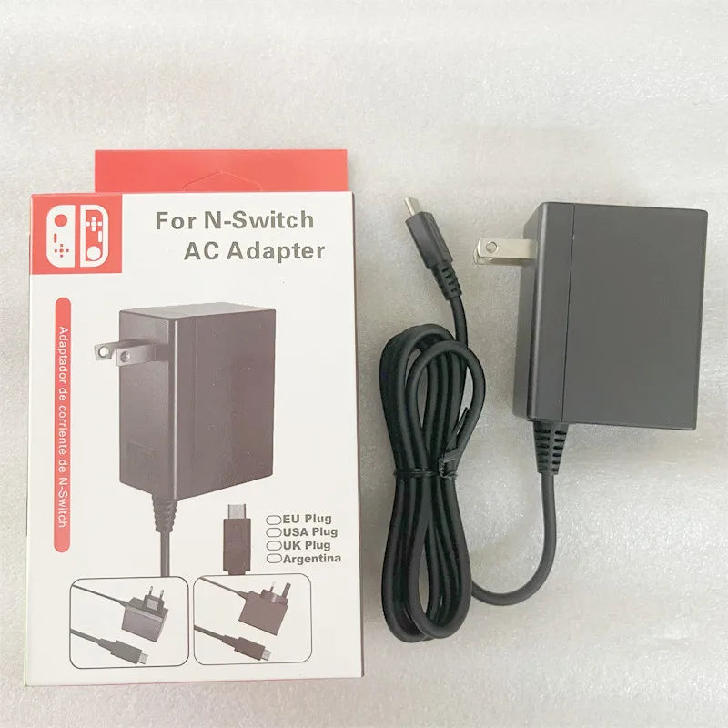 TV Base Adapter for Switch NS, Oled, Fast Charging Power Supply Qme US Plug