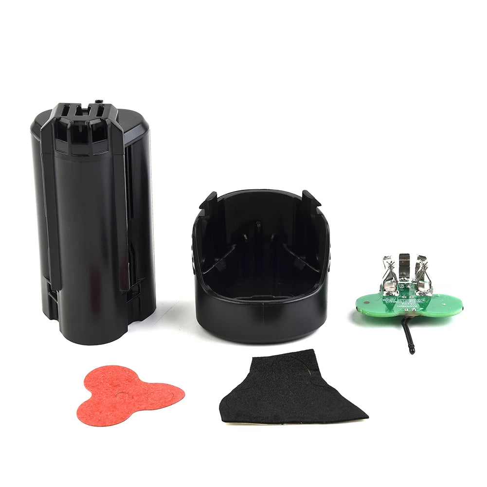 Plastic Case Shell PCB Circuit Board For Bosch 10.8V 12V BAT411 Lithium-Battery For TSR1080 GSR10.8-2 GSA10.8V Power Tool Parts Qme
