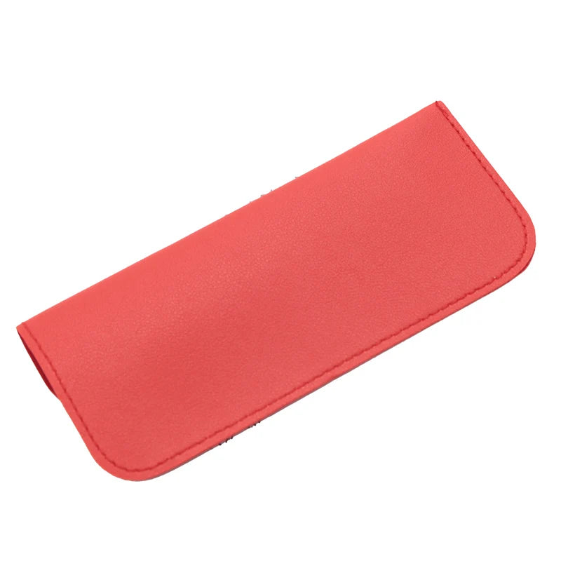 Solid Glasses Bag Protective Sunglasses Cover Case Box Reading Qme Red