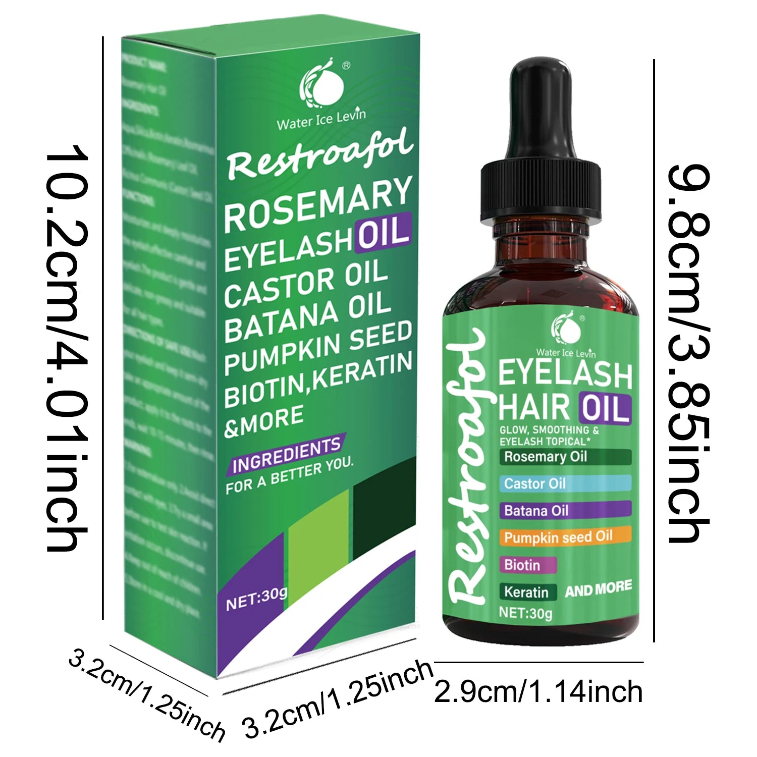 Plant-Based Castor Oil, Rich in Castor Seed Oil, Suitable for Eyelashes, Hair, and Nails, Deeply Moisturizing, Easy to Absorb, Non-Irritating, Suitable for Both Men and Women Qme