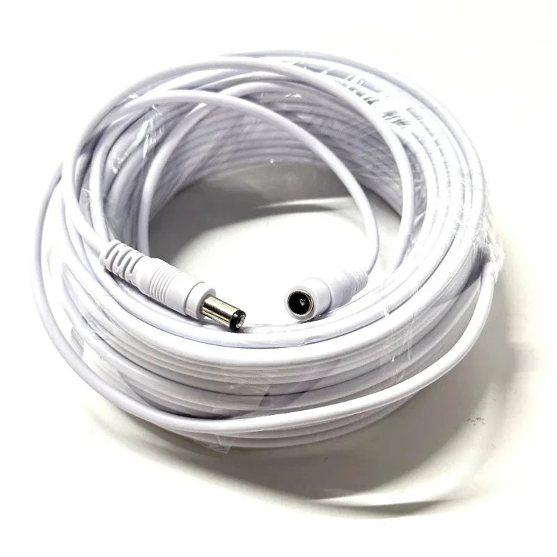 1PCS AHD Network Camera Cable with Power Integrated Cable OD5.0mm All-in-One Ethernet Power Cable Ready-to-Use Qme