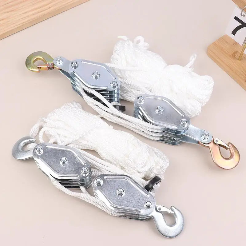 High-strength Polyethylene Rope Crane Manual Lift 270 Rotatable Zinc Qme