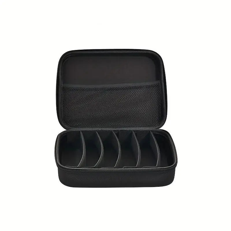 6 7 Compartment Adjustable Glasses Storage Box Portable Organizer Qme A