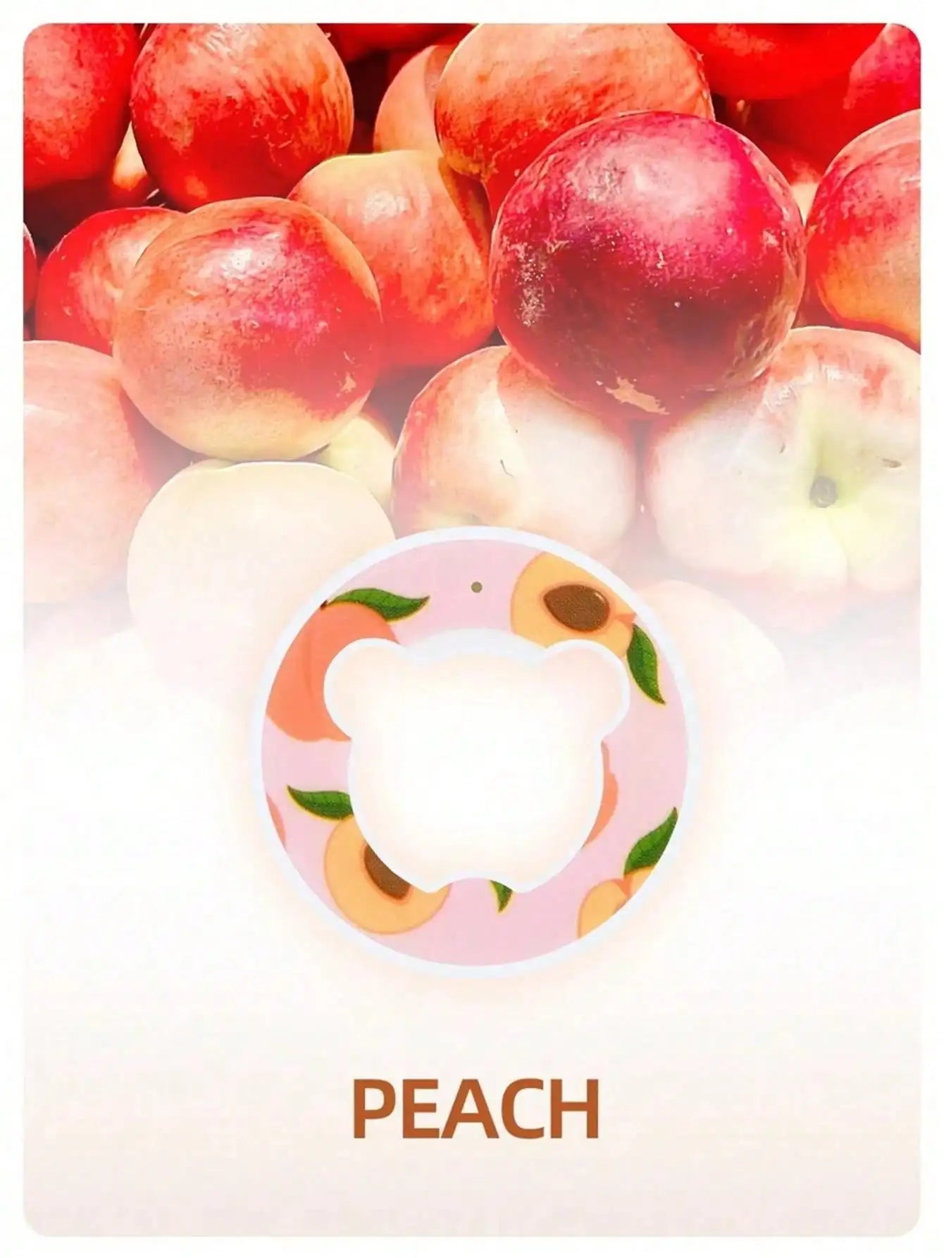 Random Flavored Aromatic Ring Various Fruit Beverage Flavor Pods Qme peach 1PC