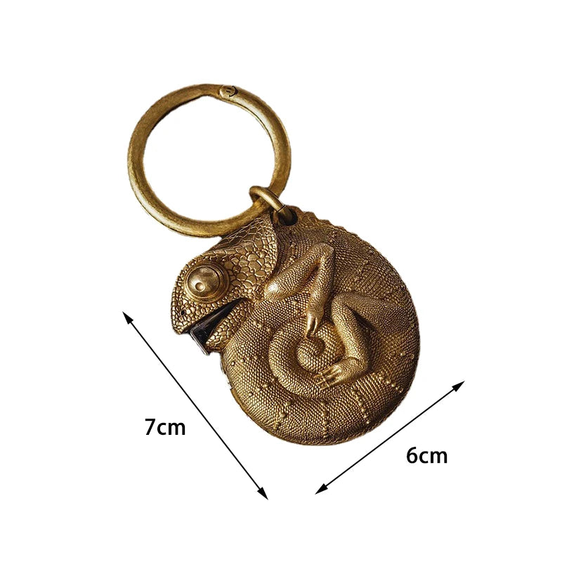 Chameleon Tape Measure Steel Ruler Portable Small Pendant Measuring Qme