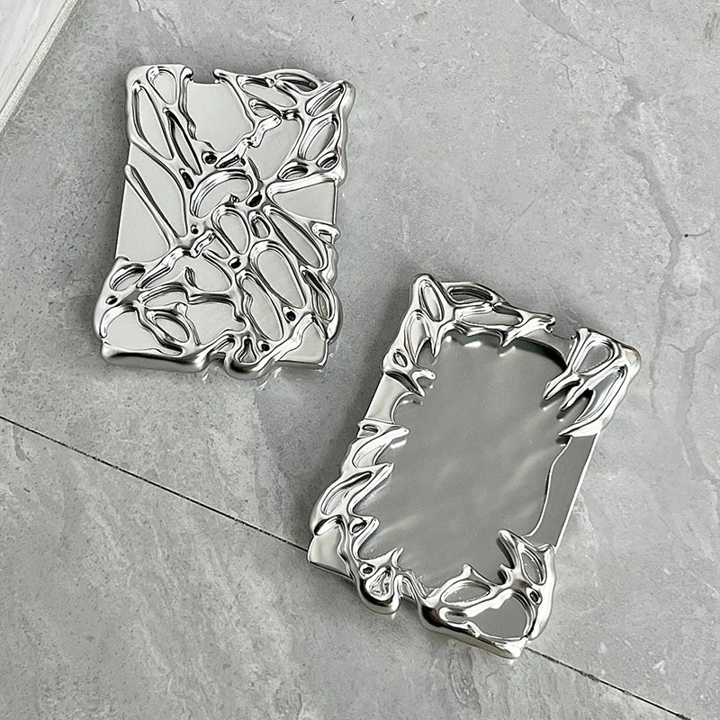 Design Electroplate Plasitic Frame Kpop Idol Photocard Holder Qme