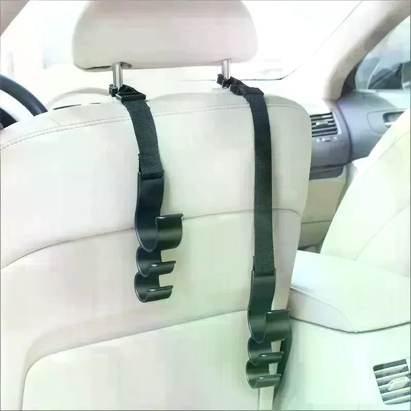 Car Back Seat Hook Multi-function Rear Headrest Hanging Umbrella Qme