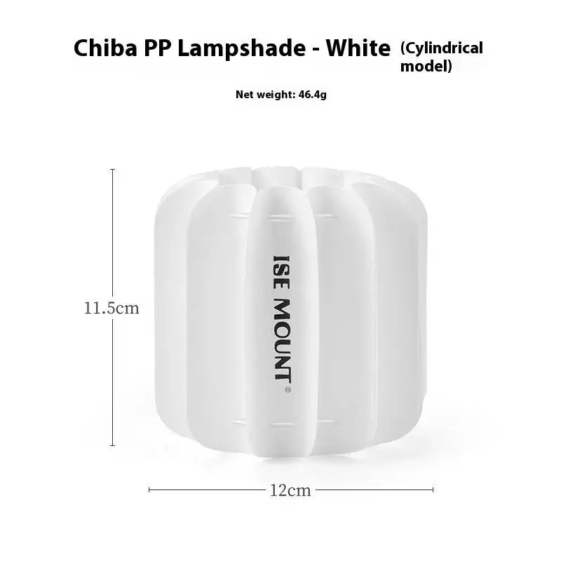 Lampshade Waterproof Camping Lamp Cover Atmosphere Lantern Shade Qme 2 White