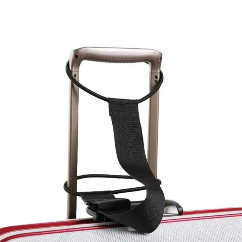 1pc Multifunctional Elastic Suitcase Strap Adjustable Travel Baggage Binding Belt Reusable Travel Carry On Luggage Fixing Strap Qme