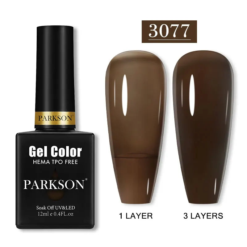 Parkson Colorful Nail Gel Polish Lacquer Soak Off UV LED Long Lasting