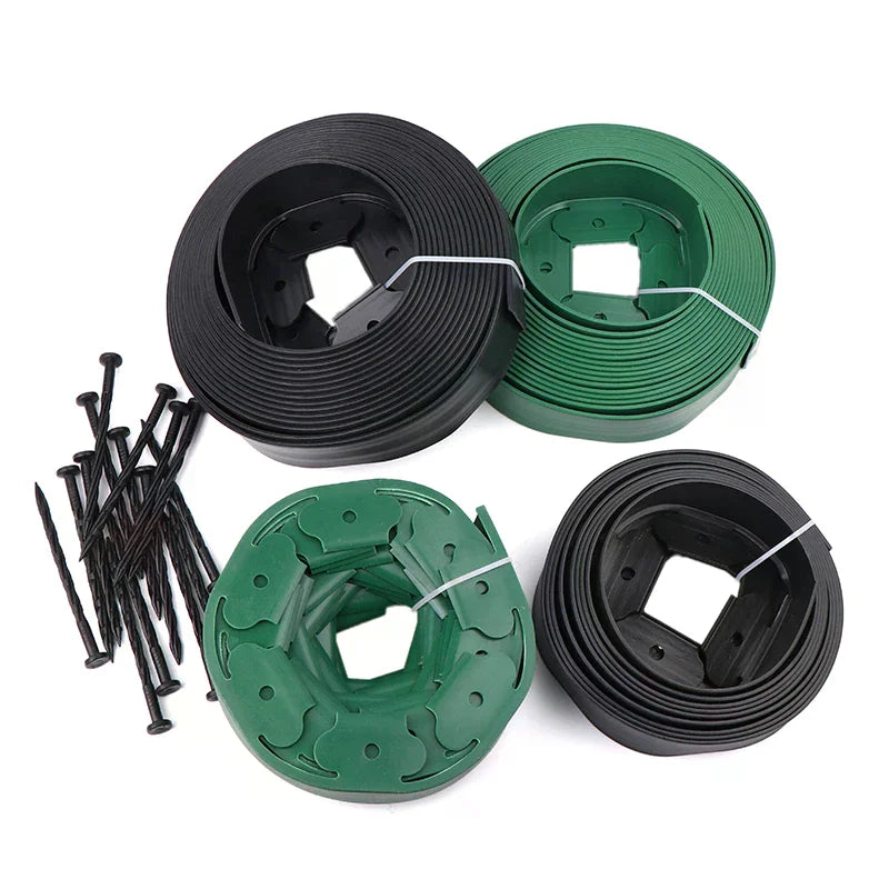Durable Plastic L-Shaped Isolation Belt, Tree Ring Retaining Board, Lawn Greening Root Wall Qme