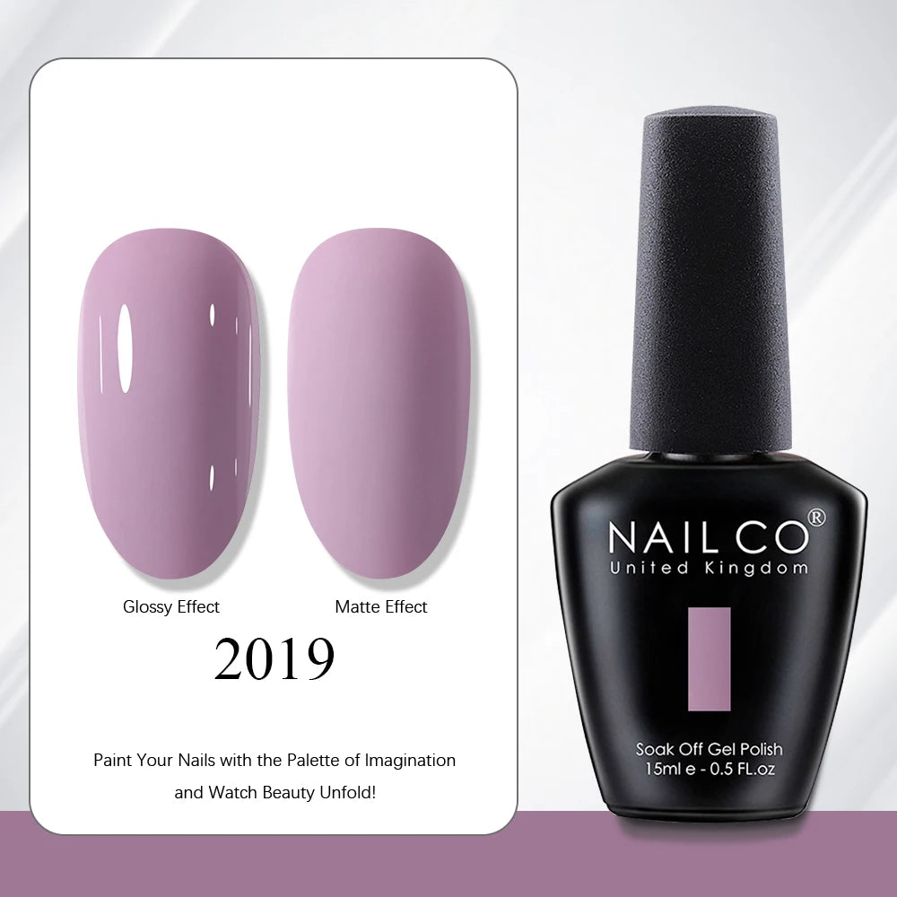 NAILCO Nail Gel Polish Autumn Product Art Soak Off UV Varnish Lacquer Qme 2019