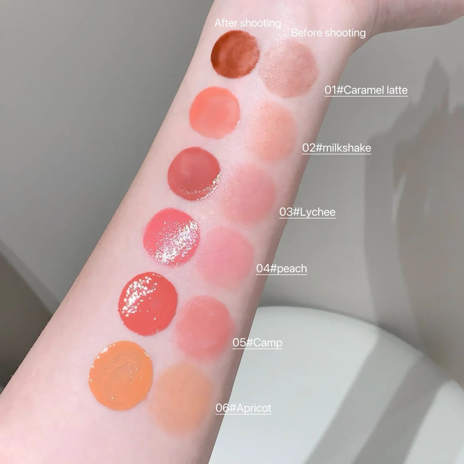 SHAQINUO Liquid Blush Natural Low Saturation Water Light Sponge Brush Qme