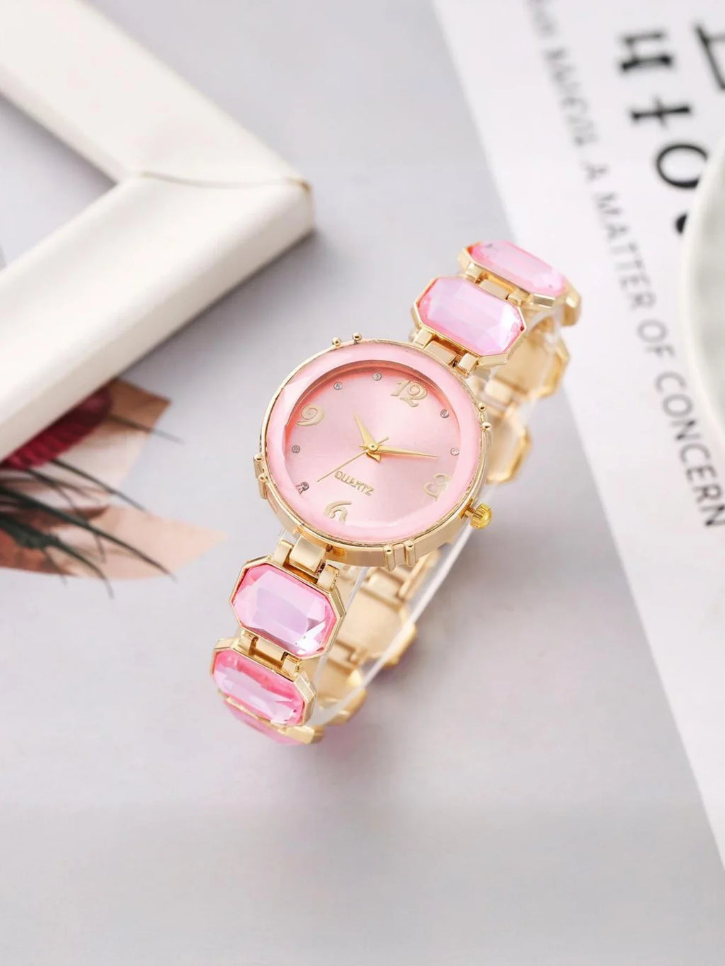 1-piece Women's Watch Fashion Watch Women's Versatile High end Women's Watch Women's Watch Qme