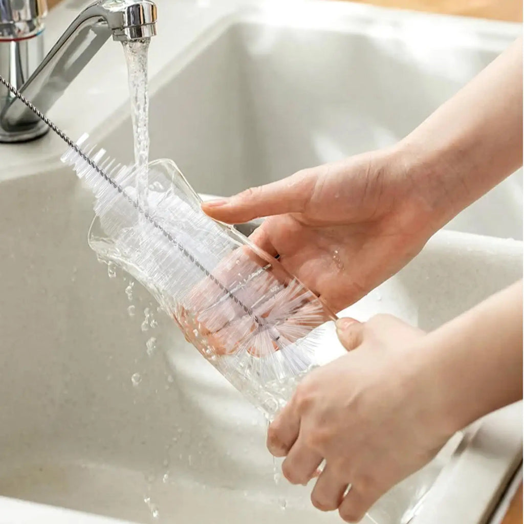 Bottle Brush Cleaner Flexible Water Cleaning Tools Long Handle Narrow Qme