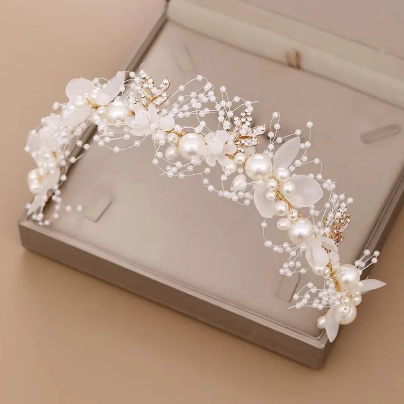 Children's Wreath Headbreads Princess Tiara Crown Decoration Bride Qme