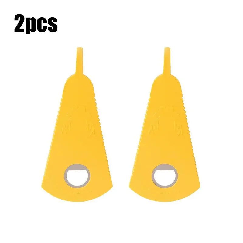 Can opener manual bottle opener capping universal bottle opener multifunctional household capping bottle opener Qme yellow 2pcs