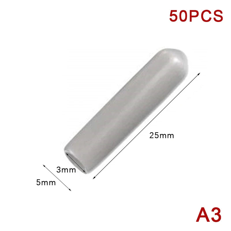 50pcs Dishwasher Rack Caps Tip Tine Cover Cap Flexible Round End Caps Protective Sleeves For Sharp Article To Prevent Collision Qme style 3
