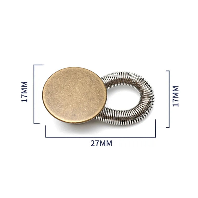1/4/8pcs Detachable Jeans Waist Adjustment Buckle Metal Button Extender for DIY Pants Jeans Free Sewing Waist Extenders Buttons Qme