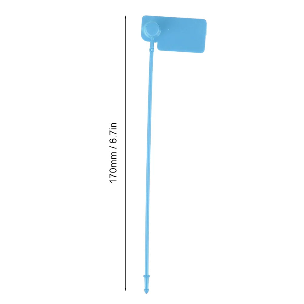 100Pcs Disposable Cable Labels Self Locking Cable Ties Identification Mark Tags Anti Theft Wire Marker Tags Set Qme