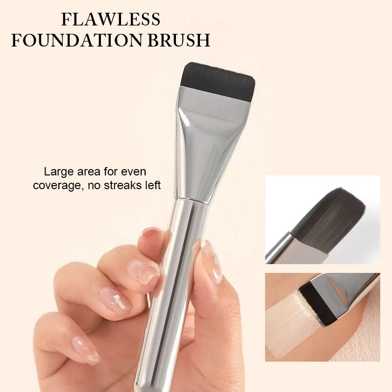 VERONNI Full Coverage Foundation& Hydrating Primer Foundation Brush Qme