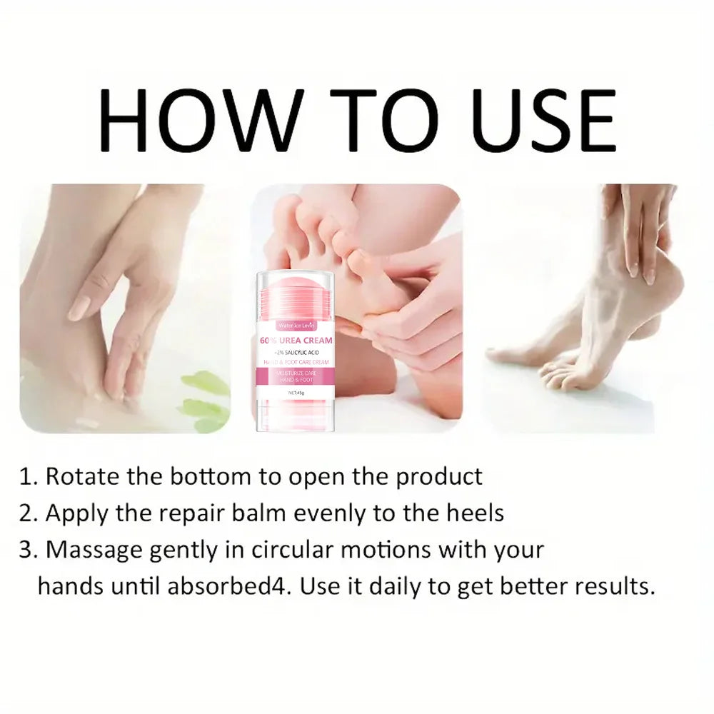 Super Moisturizer 60% urea Super moisturizing Aloe Vera increases elasticity, making hands and feet more delicate and shiny Qme
