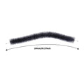 1m Roof Leaf Cleaning Gutter Brush Filter Prevent Obstruction of Roof Drainage Channels Filter Water Pipeline Cleaning Brush Qme black