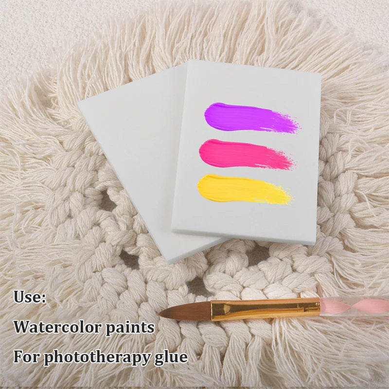 50 Sheets Disposable Manicure Tinting Glue Paper Tearable Transparent Qme