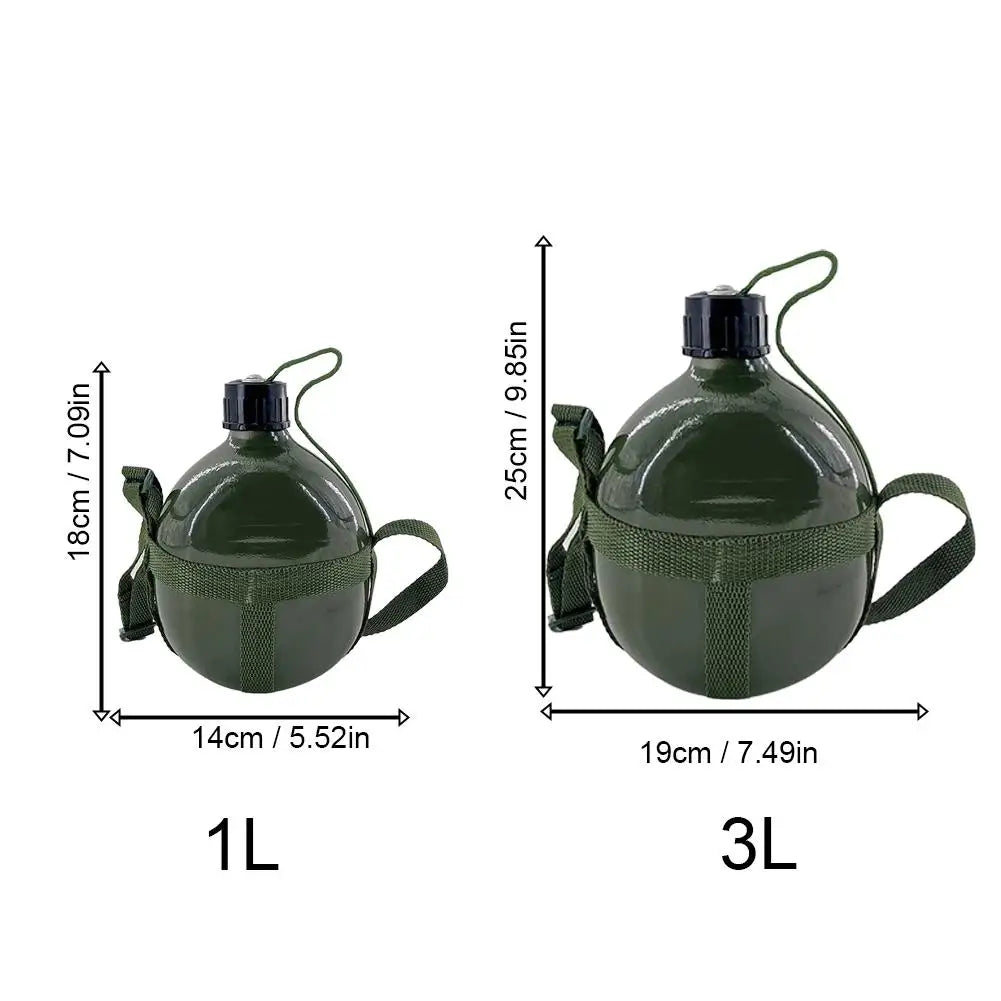 Canteen Kettle Outdoor Sports Large Capacity Survival Water Bottle Qme