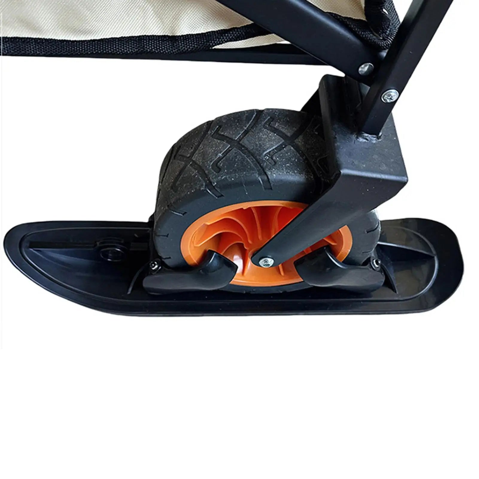 Stroller Skis 2 in 1 Outdoor Winter Snowboards Stroller Skis Glider Snowboards for Cycling Bicycle Jogging Sports Outdoor Paths Qme