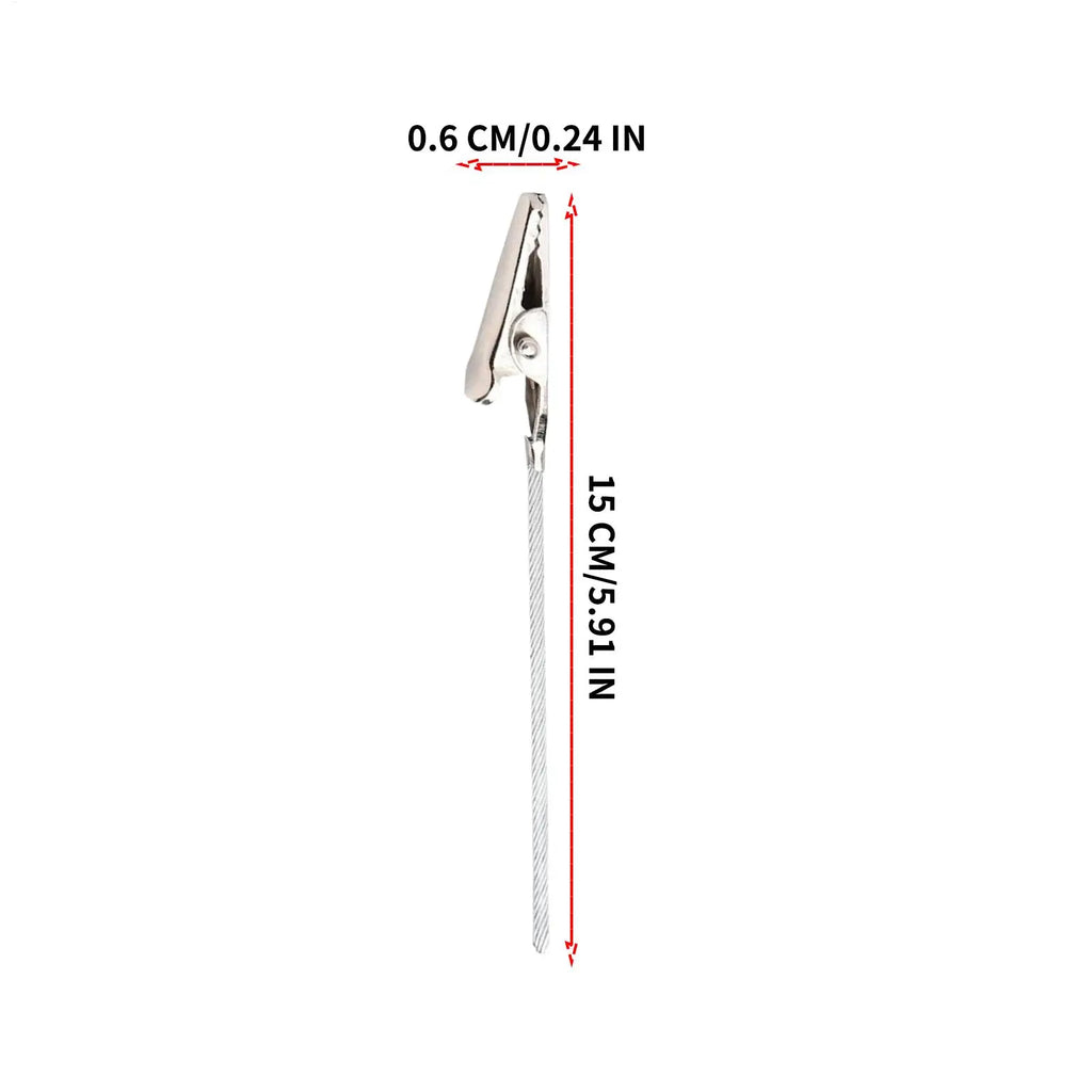 Clips For Pictures 40 Pieces Long Tailed Metal Clamp Photo Clips On Stick For DIY Card Note Postcard Display Office Dorm Qme