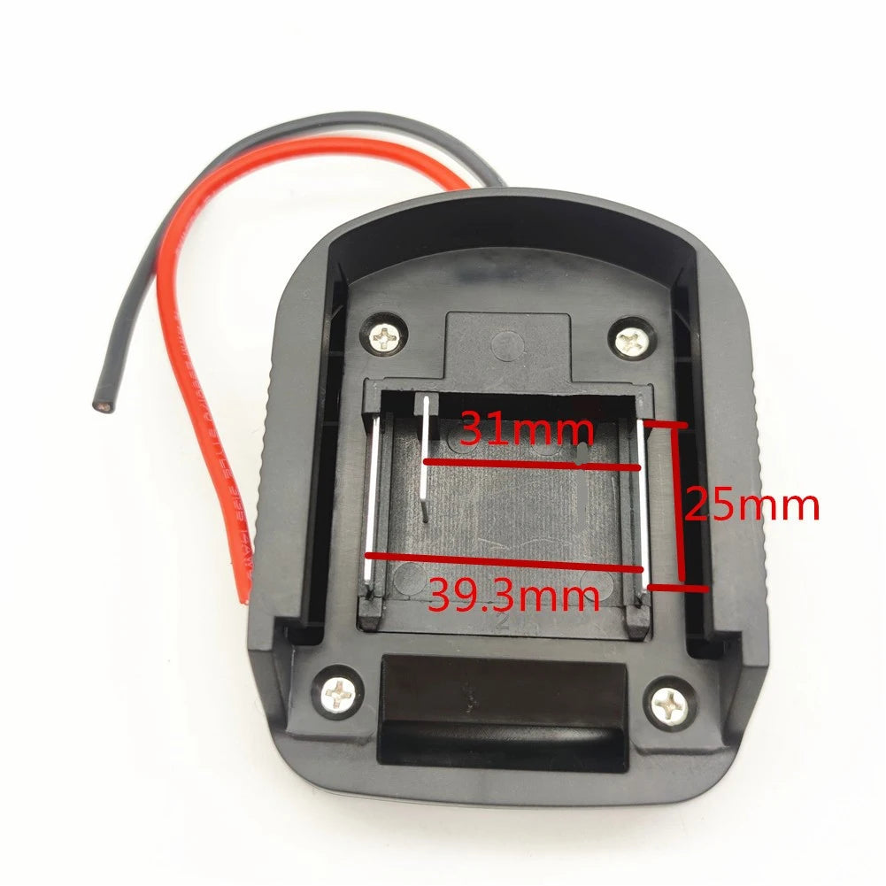 Power Tool Battery Adapter Connector Terminal Block Mount Holder Replacement For BL1830 BL1430 BL1860 For 18V 21V Li Ion Packs Qme
