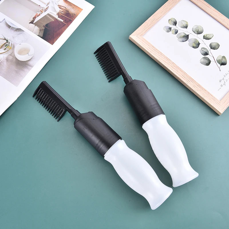 Hair Colouring Comb Professional Empty Dye Bottle Applicator Brush Qme