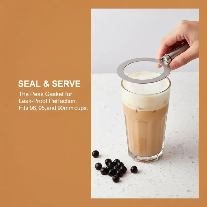 Professional Stainless Steel Brulee Rings Milk Tea Cups Baking Tools Qme