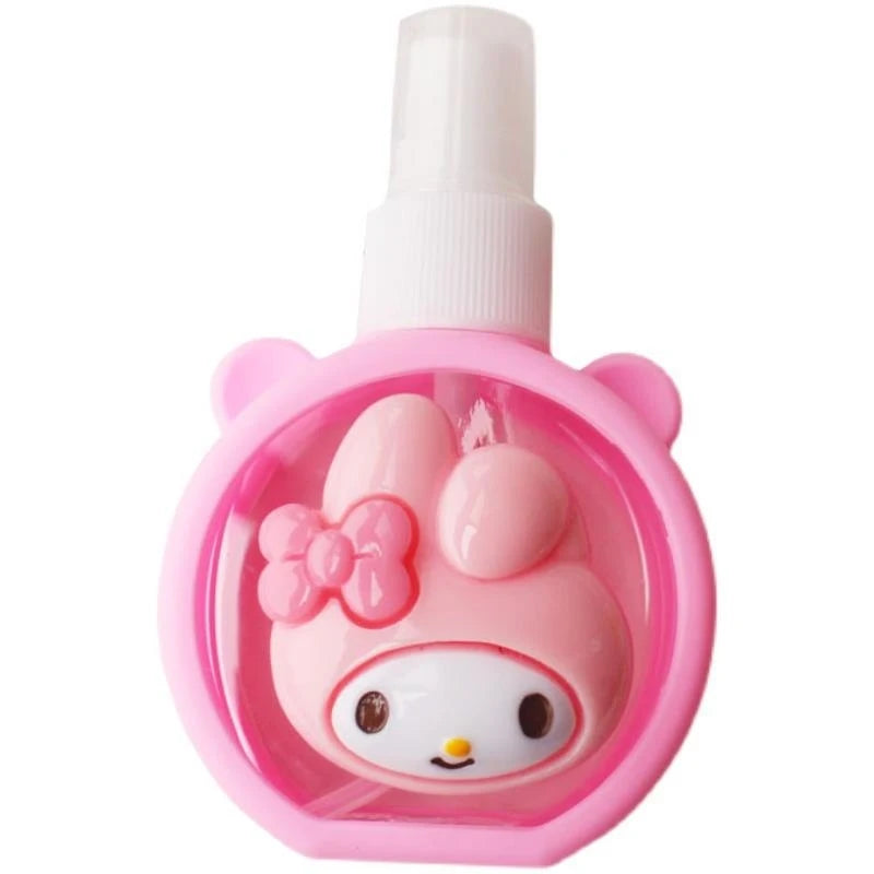 Hello Kitty Cartoon Rabbit Spray Bottle Makeup and Moisturizing Refill Bottle Portable Mini Spray Bottle Silicone-Covered Qme