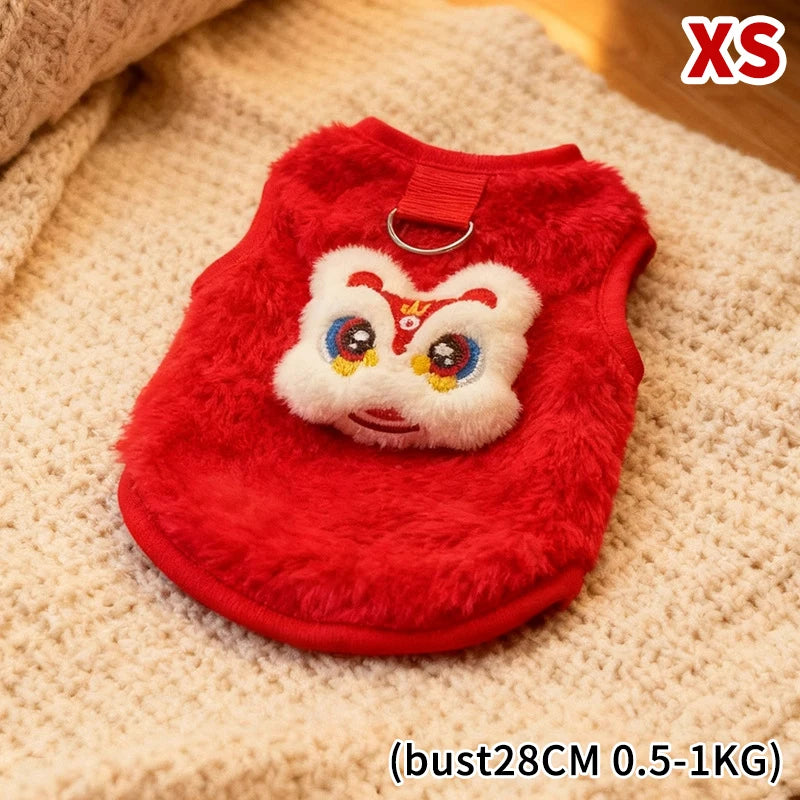 Anti-shedding Pet Sweater Coat Cats Dogs Comfortable Vests Small Qme C XS