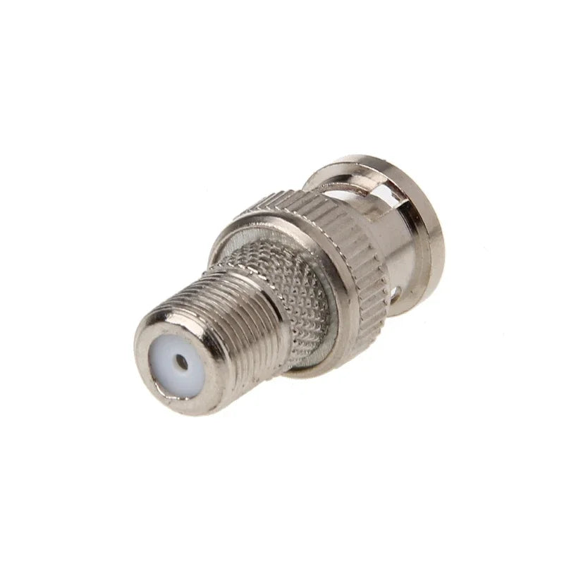 30Pcs/Set BNC Male Plug To F Female Jack Coax Connector Adapter For CCTV Camera Qme