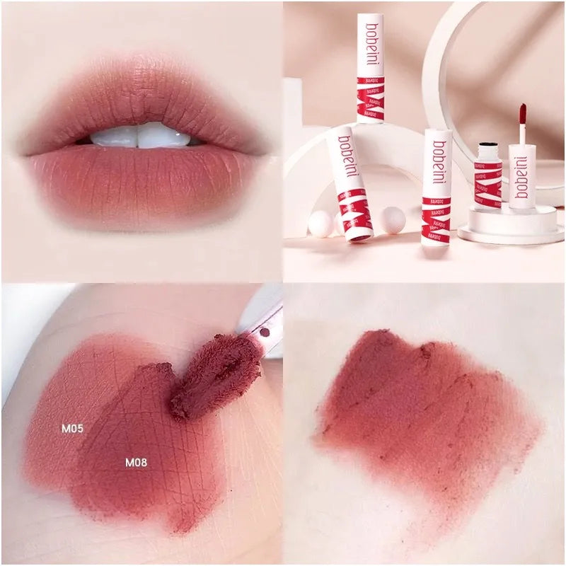 Matte Velvet Lip Clay Long-lasting Waterproof Everyday Natural Glossy Qme