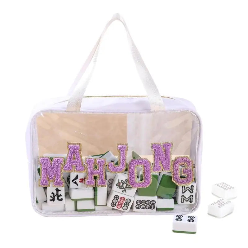 Business Studio Home Travel Adults Teens Mahjong Tile Bag Waterproof Qme