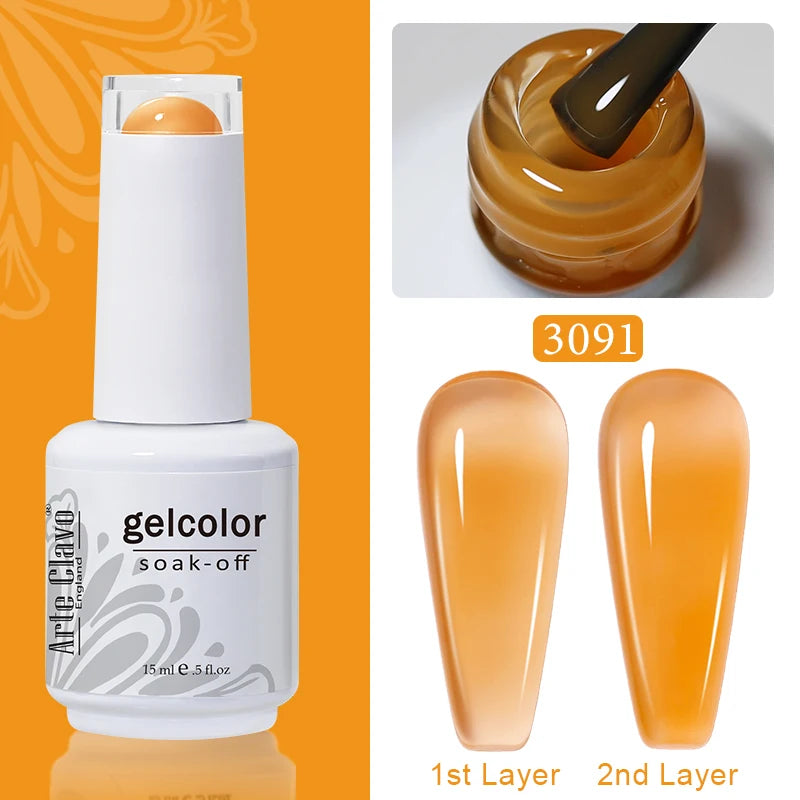 Arte Clavo Gel Polish Nail Supplies Professionals Art Semi Permanent Qme