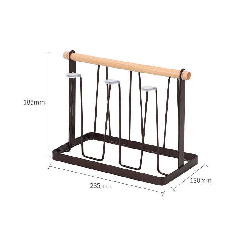 Drain Tray Mug Organizer Shelf Standing Bottle Holderhigh Durable Qme A3