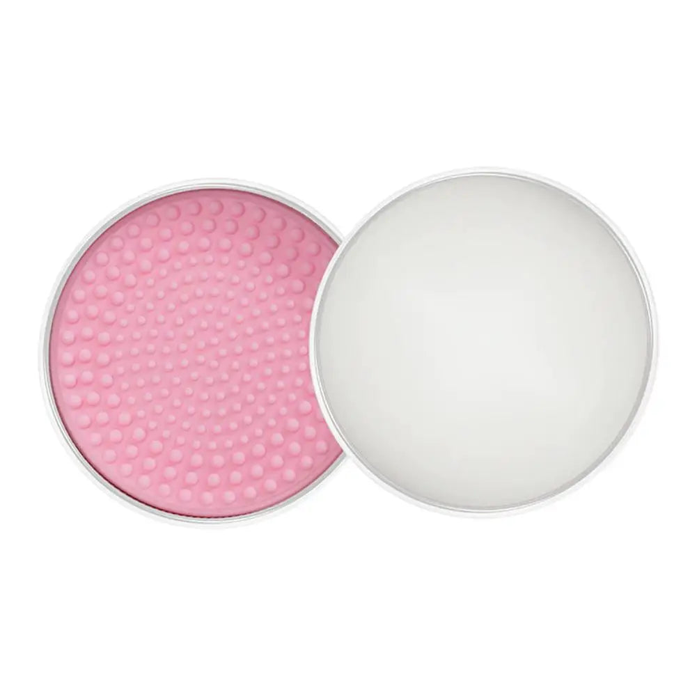 Makeup Brush Cleaning Soap Portable Case Cleaner Pad Washing Qme white 100g