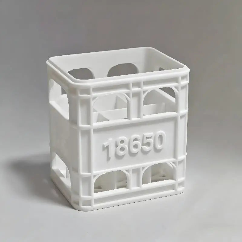 3D Printed Battery Storage Box DIY Beer Crate No. 5 Aa No. 7 Aaa 18650 Battery Stackable Storage Basket Storage Box Qme A15