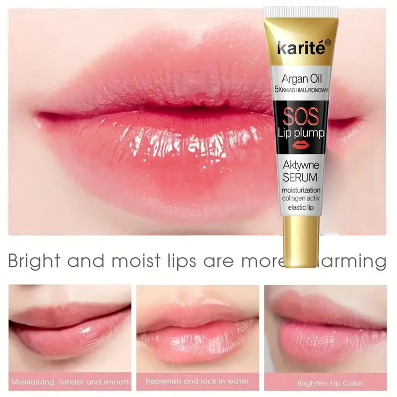 Lip Care Serum Instant Volumising Lip Plumper Moisturizing Repairing Reduce Lip Fine Line Mask Collagen Lip Plump Oil Protection Qme