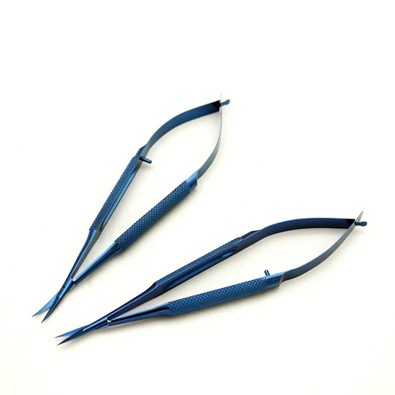 Ophthalmic Tools Striaght Curved Scissors Needle Holder Micro Forceps Qme