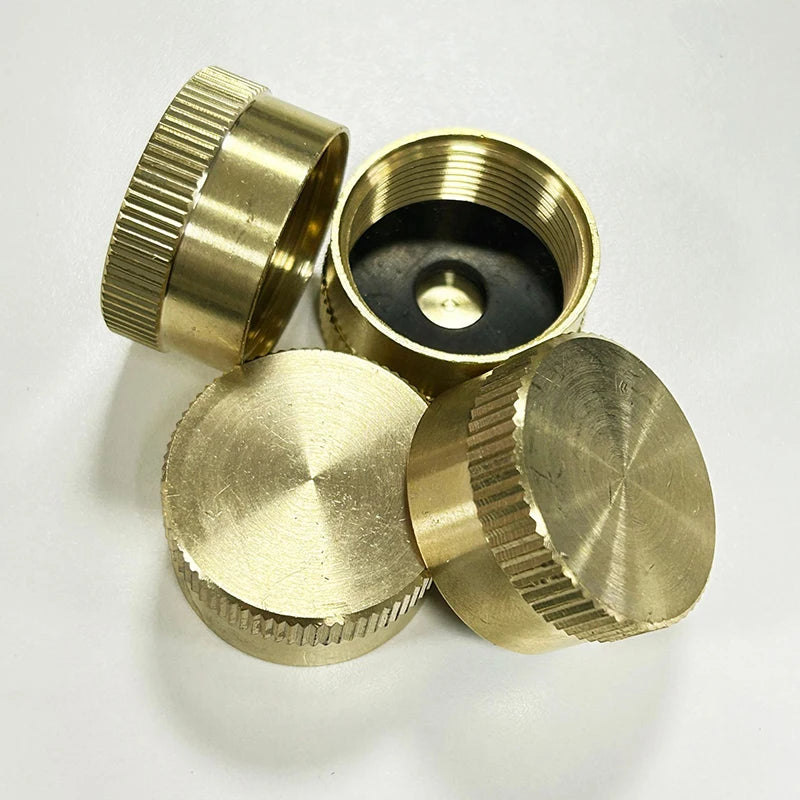 Gas Tank Cylinder Sealed Cap Protect Outdoor Stove Brass Refill 1 LB Qme