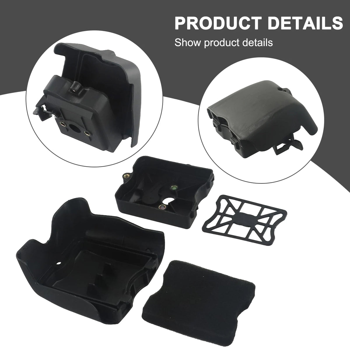Air Filter BC430 Brush Cutter Compatible 43CC 49CC 52CC Engine Long Qme